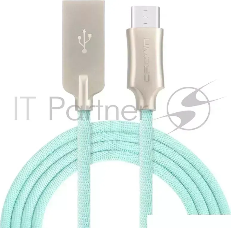 Кабель CROWN USB USB Type C CMCU 3132C light blue