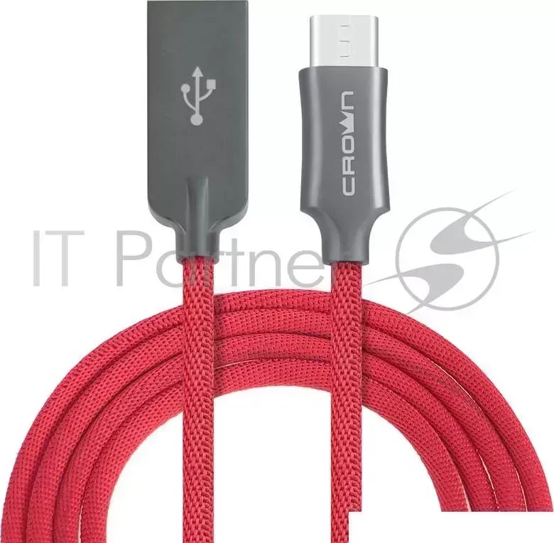 Кабель CROWN USB USB Type C CMCU 3132C red