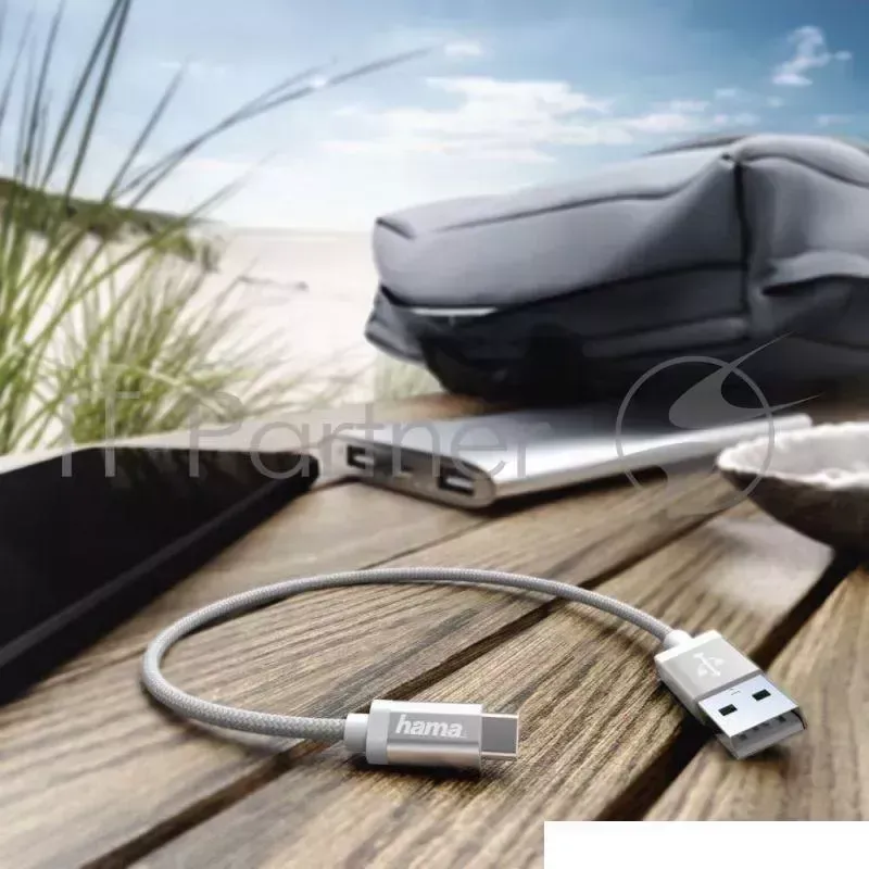 Кабель Hama USB Type-C (m) USB A(m) 0.2м белый HAMA 00178284 Type C m A m
