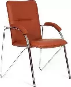 Офисный стул CHAIRMAN 850 экокожа Terra 111 коричневый (собр.)