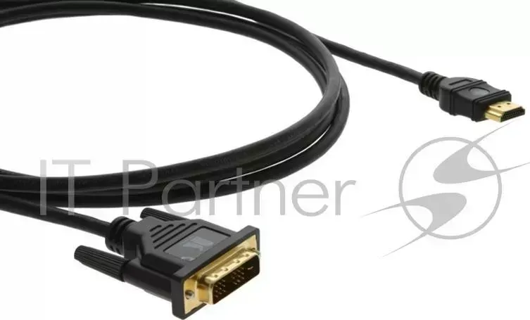 Кабель  Kramer C-HM/DM-3 HDMI-DVI (Вилка - Вилка), 0,9 м KRAMER - м