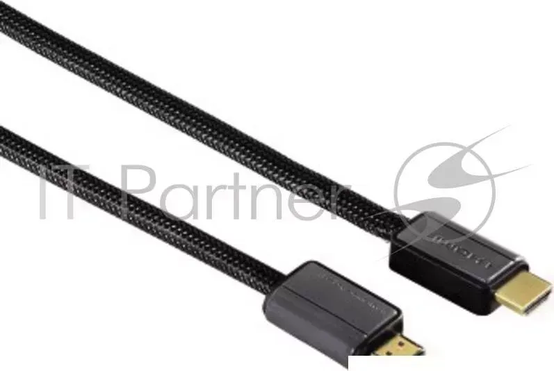 Кабель аудио-видео Hama H-56559 HDMI (m)/HDMI (m) 1.5м. Позолоченные контакты черный (00056559) HAMA H 56559 1.4 m m 1.5 м 10.2 Гбит/с HEC