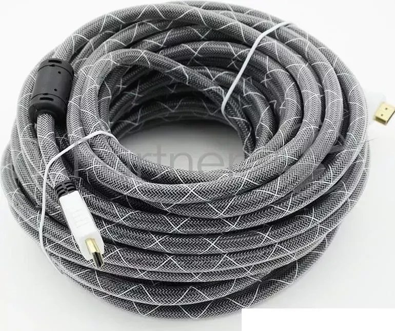 Кабель HDMI Ver.1.4 Black jack HDMI19 (m)/HDMI19 (m) 20м феррит.кольца Позолоченные контакты Behpex 19 /