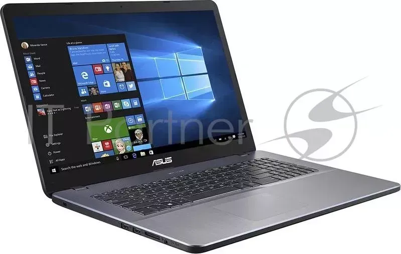 Ноутбук ASUS X705MA-BX014T Pentium N5000 (1.1)/4G/1T/17.3" HD+ AG/Int:Intel UHD 605/noODD/BT/Win10 Grey