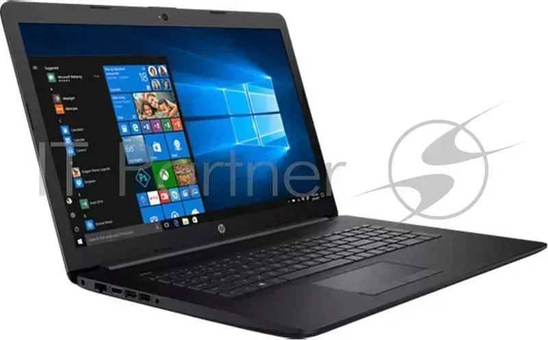 Ноутбук Hewlett-Packard HP 17-by0017ur Core i5 8250U/4Gb/1Tb/iOpt16Gb/DVD-RW/AMD Radeon 520 2Gb/17"/SVA/HD (1366x768)/Windows 10 64/black/WiFi/BT/Cam