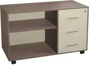 Тумба Славянская мебель боковая с ящиками правая Сенатор 44.33пр.22 дуб шамони
