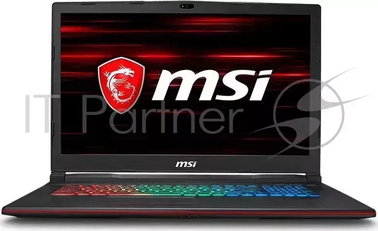 Ноутбук MSI GP73 8RD 244RU Leopard i7 8750H 16Gb 1Tb SSD 256Gb nV GTX1050Ti 4Gb 17,3 FHD BT Cam 4400мАч Win10 Черный
