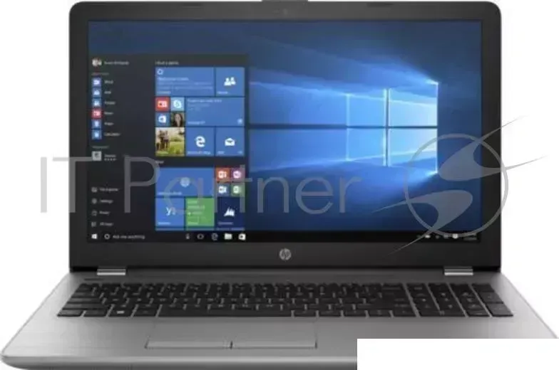 Ноутбук Hewlett-Packard HP 250 G6 Core i3-7020U 2.3GHz,15.6" HD (1366x768) AG,4Gb DDR4(1),500Gb 5400,DVDRW,31Wh,2.1kg,1y,Silver,Win10Pro
