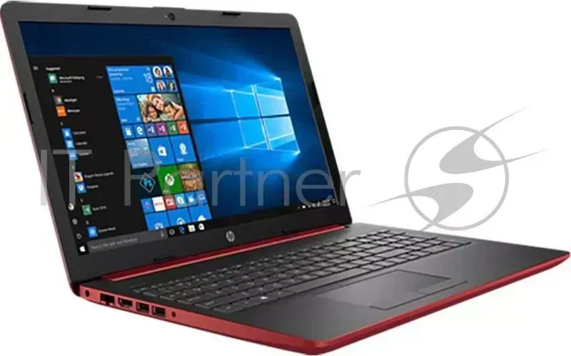 Ноутбук Hewlett-Packard HP 15-db0133ur <4JY90EA> Ryzen 3-2200U (2.5)/4Gb/256Gb SSD/15.6"FHD AG/Int AMD Ryzen3-2200U/No ODD/Cam HD/Win10 (Scarlet Red)