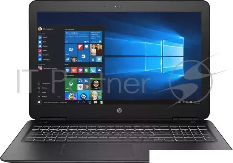 Ноутбук Hewlett-Packard HP 15-bc409ur Core i5 8250U/4Gb/1Tb/iOpt16Gb/nVidia GeForce GTX 1050 2Gb/15"/IPS/FHD (1920x1080)/Windows 10 64/black/WiFi/BT/Cam