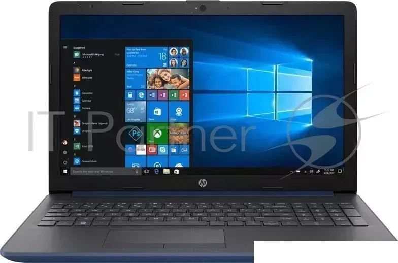Ноутбук Hewlett-Packard HP 15-da0043ur Pentium N5000/4Gb/500Gb/nVidia GeForce Mx110 2Gb/15.6"/SVA/HD (1366x768)/Windows 10/blue/WiFi/BT/Cam