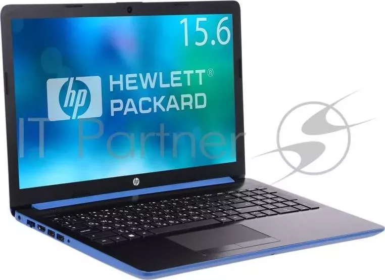 Ноутбук Hewlett-Packard HP 15-db0033ur E2 9000e/4Gb/500Gb/DVD-RW/UMA/15.6"/SVA/HD (1366x768)/Windows 10/blue/WiFi/BT/Cam