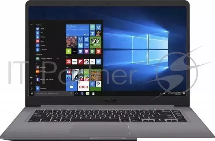 Ноутбук ASUS S510UN-BQ193 Core i3 7100U/6Gb/1Tb/nVidia GeForce Mx150 2Gb/15.6"/FHD (1920x1080)/Endless/grey/WiFi/BT/Cam