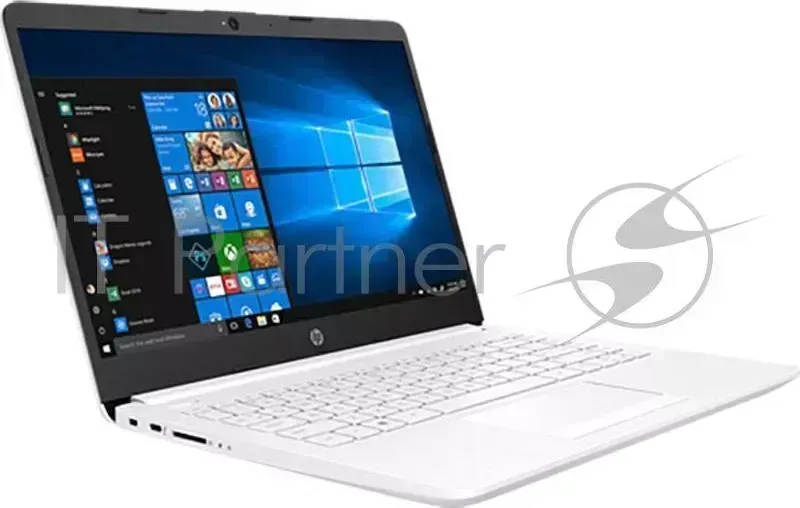 Ноутбук Hewlett-Packard HP 14-cf0020ur <4MF90EA> i5-8250U(1.6)/6Gb/256Gb SSD/14.0" FHD IPS/Int Intel UHD/no ODD/Cam HD/DOS (Snow Flake White)