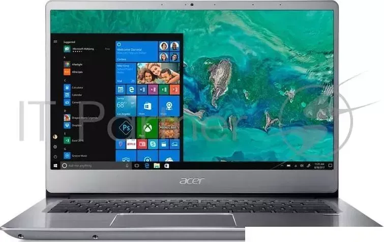Ноутбук ACER Swift SF314 54 573U 14" FHD, Intel Core i5 8250U, 8Gb, 256Gb SSD, NoODD, Win10, серебристый NX.GXZER.004