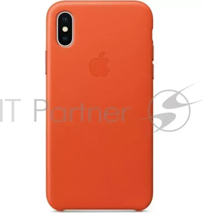 Чехол (клип-кейс) APPLE для iPhone X MRGK2ZM/A ярко-оранжевый