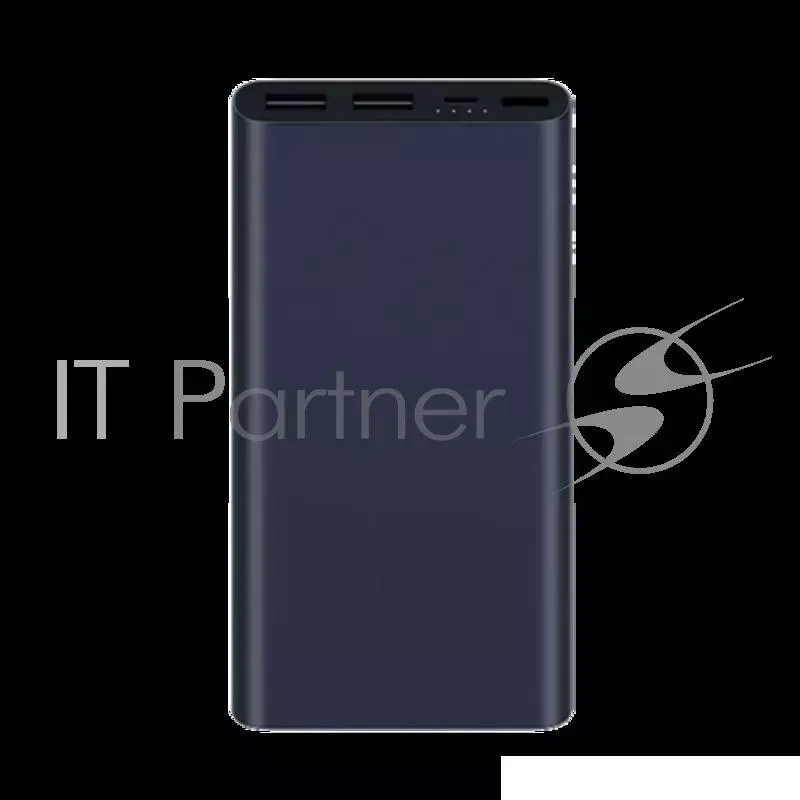 Внешний аккумулятор XIAOMI Mi Power Bank 2S black 10000mAh, 2xUSB, 2.4A, Li Pol, быстрая зарядка VXN4230GL