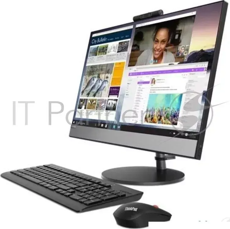 Моноблок LENOVO V530 24ICB All In One 23,8" i5 8400T 8Gb 1TB Int. DVD RW AC BT USB KB Mouse NO OS 1Y carry in
