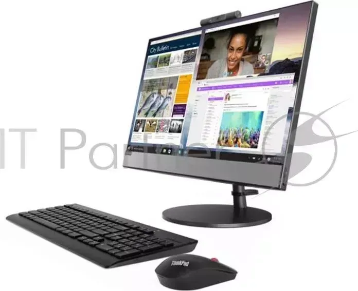Моноблок LENOVO V530 22ICB 21,5" I3 8100T 4Gb 1TB Int. DVD RW AC BT USB KB Mouse W10 P64 RUS 1Y carry in