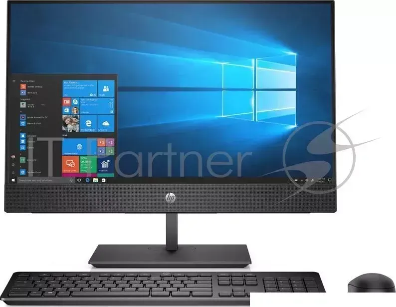 Моноблок HP ProOne 440 G4 AiO  23.8"(1920x1080 IPS)/Intel Core i3 8100T(3.1Ghz)/8192Mb/128PCISSD+1000Gb/DVDrw/WiFi/war 1y/W10Pro Hewlett-Packard HP G4 i3