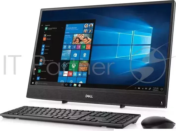 Моноблок DELL Inspiron 3477 23.8" Full HD i5 7200U 2.7 /8Gb/1Tb 5.4k/MX110 2Gb/Windows 10 Home/GbitEth/WiFi/BT/65W/ /мышь/черный 1920x1080