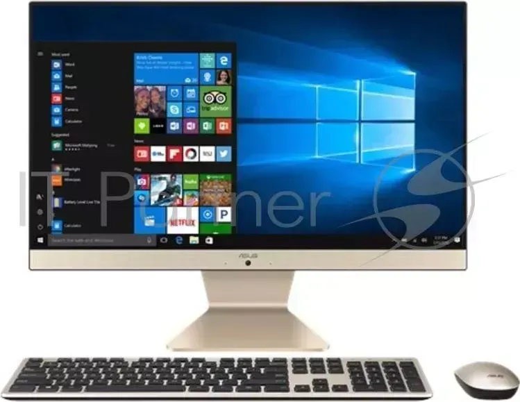 Моноблок Asus V222GBK-BA021T 21.5" Full HD PS J5005 (1.5)/4Gb/500Gb 5.4k/GF930MX 2Gb/Windows 10/GbitEth/WiFi/BT/90W/клавиатура/мышь/Cam/черный 1920x10 ASUS HD PS