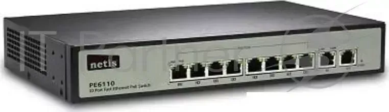Коммутатор Netis PE6110 неуправляемый настольный 10x10/100BASE TX