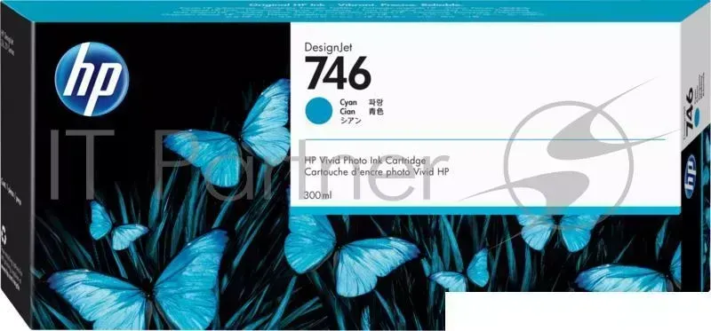 Картридж HP 746 300-ml Cyan Ink Cartridge Hewlett-Packard HP