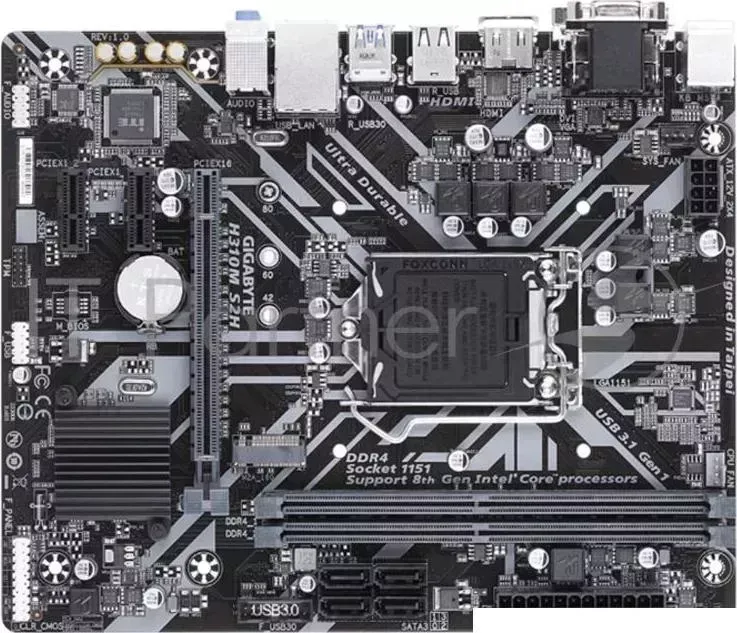 Материнская плата H310 S1151 MATX H310M S2H V1.1 GIGABYTE GIGABYTE M