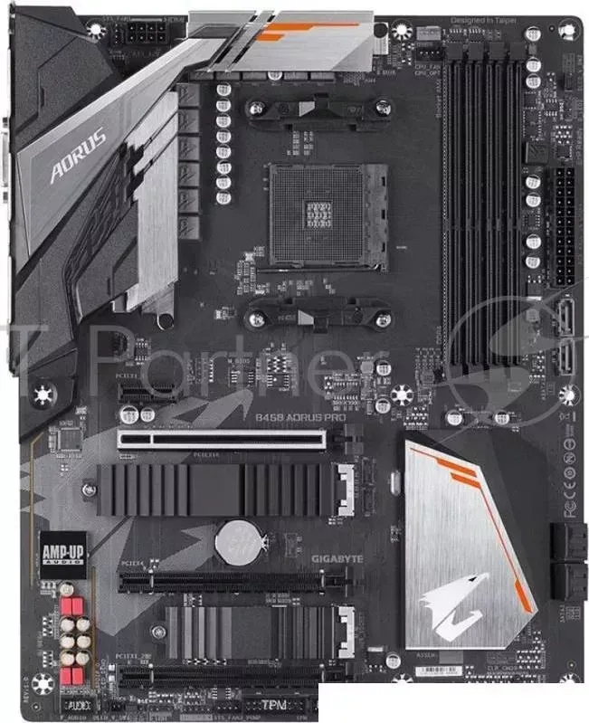 Материнская плата AMD B450 SAM4 ATX B450 AORUS PRO GIGABYTE
