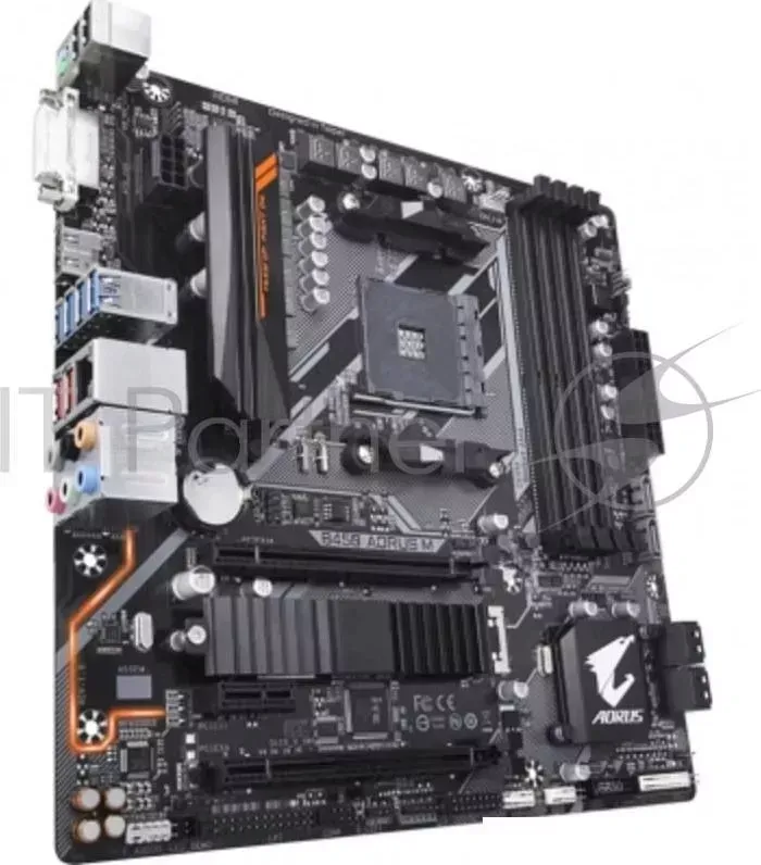 Материнская плата AMD B450 SAM4 MATX B450 AORUS M GIGABYTE GIGABYTE M