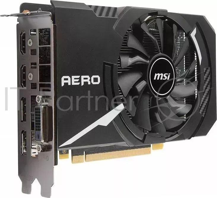 Видеокарта MSI PCI E GTX 1060 AERO ITX 6G OC nVidia GeForce GTX 1060 6144Mb 192bit GDDR5 1544/8008 DVIx1/HDMIx2/DPx2/HDCP Ret