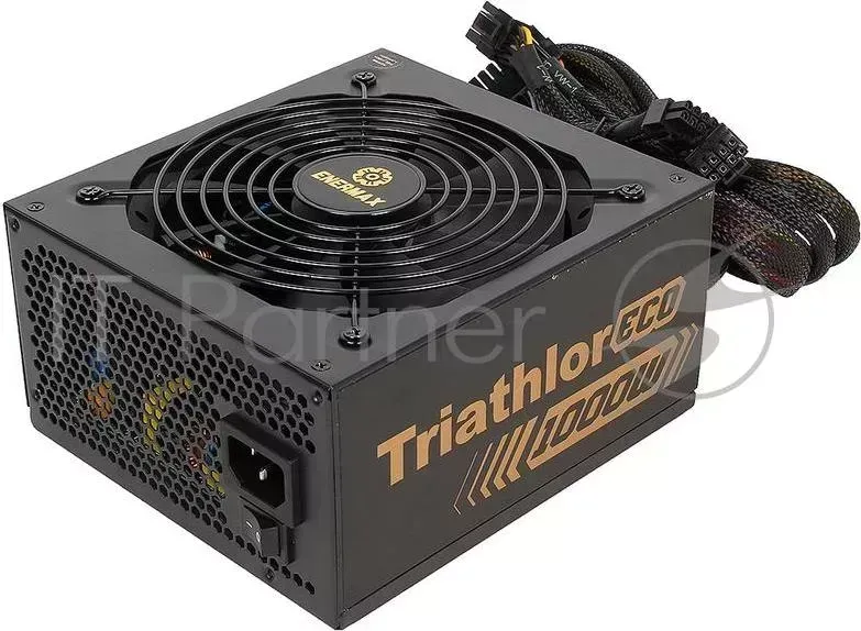 Блок питания Enermax 1000W ETL1000EWT M TRIATHLOR ECO , ATX v2.4, 80 Bronze, КПД 88%, модульный, 4x PCI E 6 2 Pin , 12x SATA, 8x MOLEX, 12cm