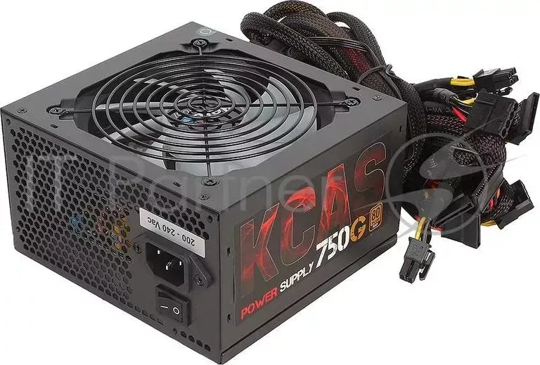 Блок питания Aerocool 750W Retail KCAS-750G ATX v2.4, 80+ Gold, 4+4-Pin, 4x PCI-E (6+2-Pin), 7x SATA, 4x MOLEX, 12см c RGB подсветкой AEROCOOL 4x 7x 4x c