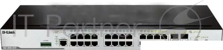 Коммутатор D-LINK DGS-3000-26TC 20 портов 10/100/1000 Base-T 4 комбо-порта 2 слота SFP+