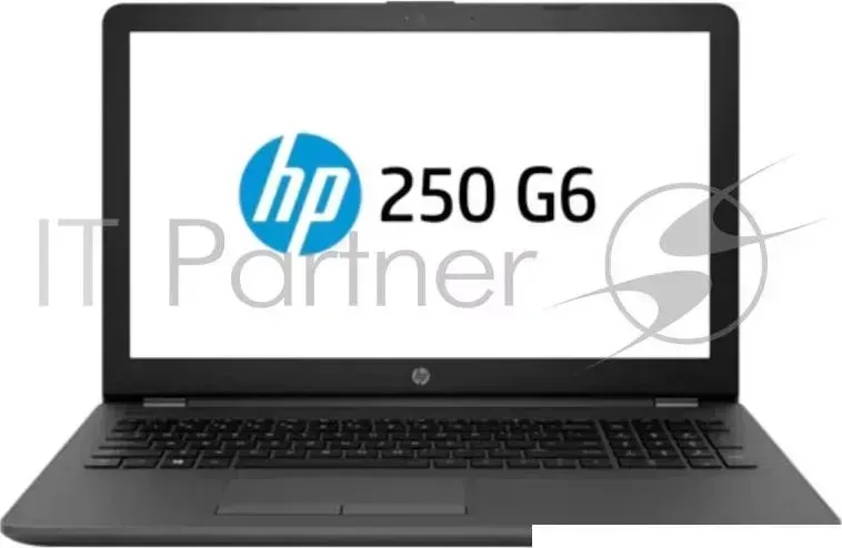 Ноутбук Hewlett-Packard HP 250 G6 <3QM27EA> i3-7020U (2.3)/4Gb/500Gb/15.6"HD AG/AMD 520 2GB/DVD-RW/BT/DOS/Dark Ash Silver