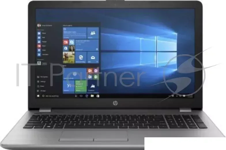 Ноутбук Hewlett-Packard HP 250 G6 <4LT09EA> i3-7020U (2.3)/8Gb/256Gb SSD/15.6"FHD AG/Int Intel HD 620/DVD-RW/BT/Win10 Pro/Silver