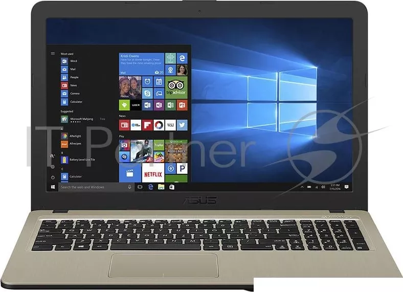 Фото №1 Ноутбук ASUS VivoBook X540NA-GQ005 Celeron N3350/4Gb/500Gb/Intel HD Graphics/15.6"/HD (1366x768)/Endless/black/WiFi/BT/Cam