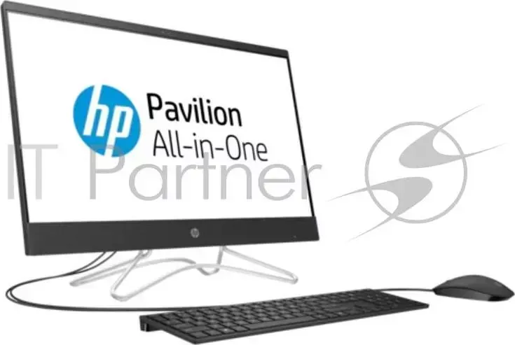 Моноблок HP 24 24-f0031ur <4GW62EA> i3-8130U/4Gb/1TB+16GB Intel Optane/no DVD/23.8" (1920x1080)/GT MX110 2GB/WiFi/KB+mouse/Win10/Jack Black Hewlett-Packard HP 24