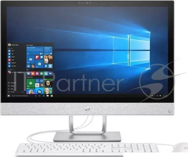 Моноблок HP Pavilion 24I 24-r116ur <4GK77EA> i5-8400T/8Gb/1TB/no DVD/23.8" (1920x1080)/AMD R530 2GB/WiFi/KB+mouse/Win10/Blizzard White Hewlett-Packard HP