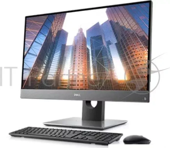 Моноблок DELL Optiplex 7760 27" Full HD i5 8500 3.0 /8Gb/SSD256Gb/HDG630/DVDRW/Windows 10 Professional/GbitEth/WiFi/BT/ /мышь/Cam/черный 1920x1080