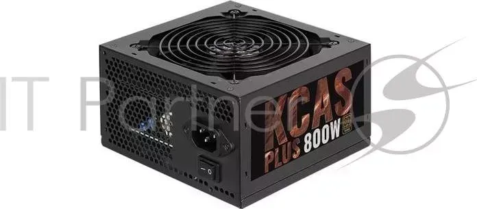 Блок питания Aerocool ATX 800W KCAS-800W PLUS 80+ bronze (24+4+4pin) APFC 120mm fan 7xSATA RTL AEROCOOL KCAS-