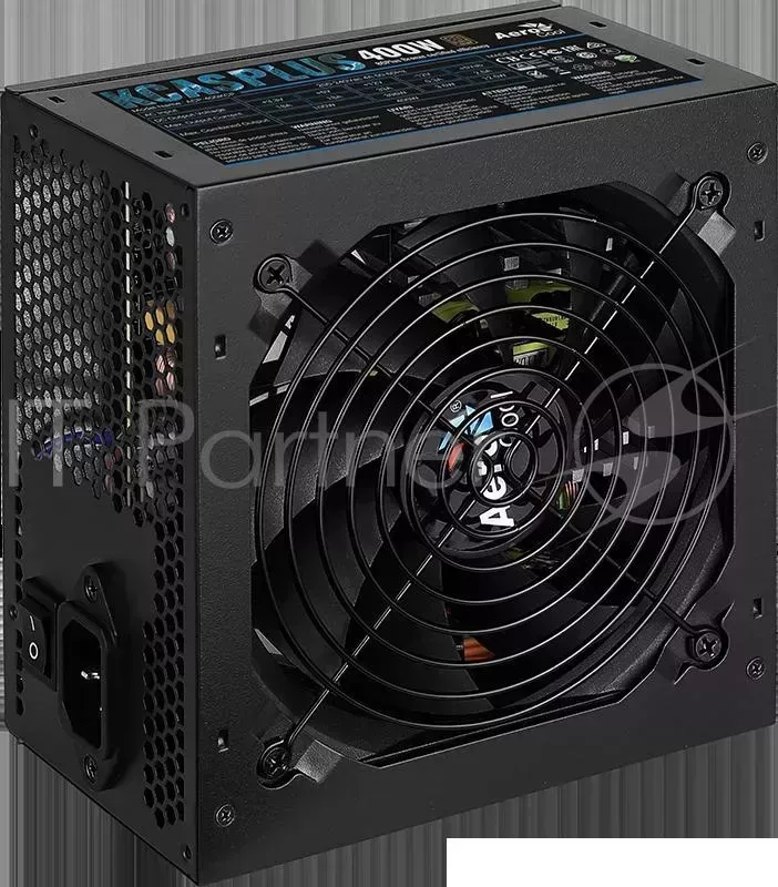 Блок питания Aerocool 400W Retail KCAS PLUS 400W ATX12V Ver.2.4, 80+ Bronze, fan 12cm, 550mm cable, 20+4P, 4+4P, PCIe 6+2P x2, PATA x4, SATA x6 AEROCOOL x6