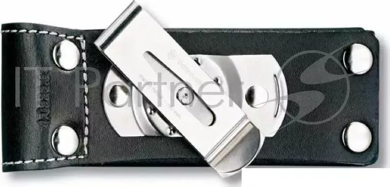 Чехол из нат.кожи Victorinox Leather Belt Pouch (4.0523.31) черный с застежкой на липучке/повор.креп.на ремень без упаковки Victorinox с липучке/повор.креп.