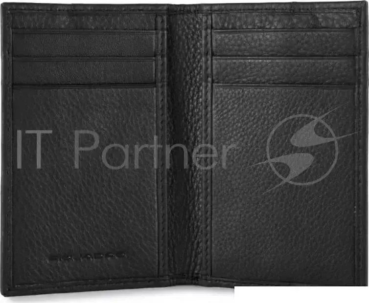 Чехол для кредитных карт Piquadro Pulse PP4186P15/N черный натур.кожа