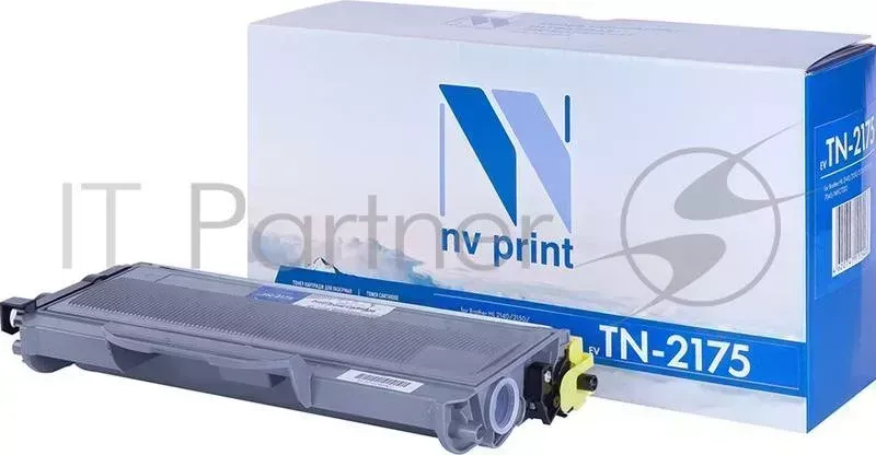 Картридж NV Print совместимый Brother TN-2175 для HL2140/2150/2170/DCP7030/7045/MFC7320 (2600k) NVPrint Совместимые и TN 2175 NVP HL 2140R/2150NR/2170WR/DCP 7030R/7045NR/7320R 2600 стр.