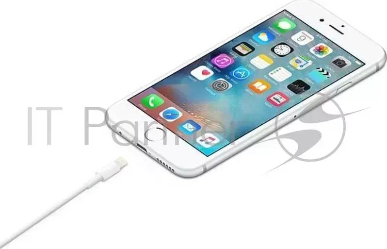 Кабель APPLE MQUE2ZM/A Lightning MFi USB 2.0 белый 1м для