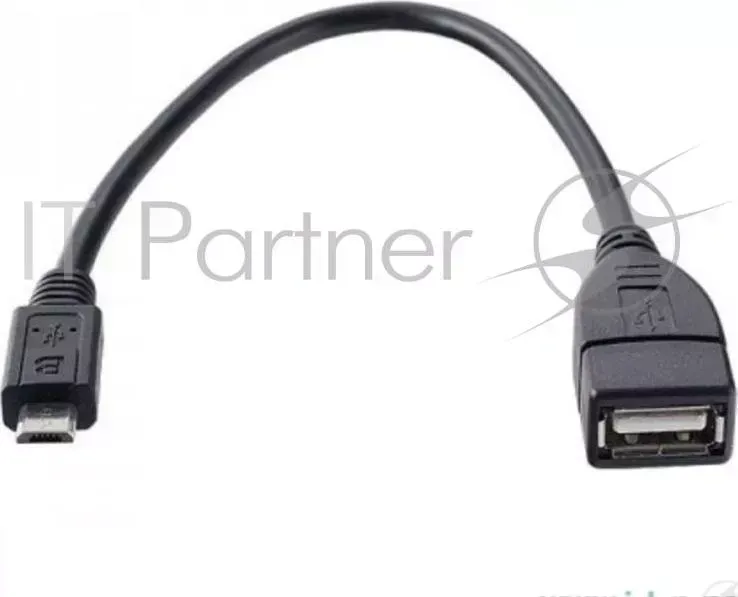 Кабель USB2.0 A розетка - Micro USB вилка (OTG), длина 0,2 м. (U202) VS (PERFEO) VS