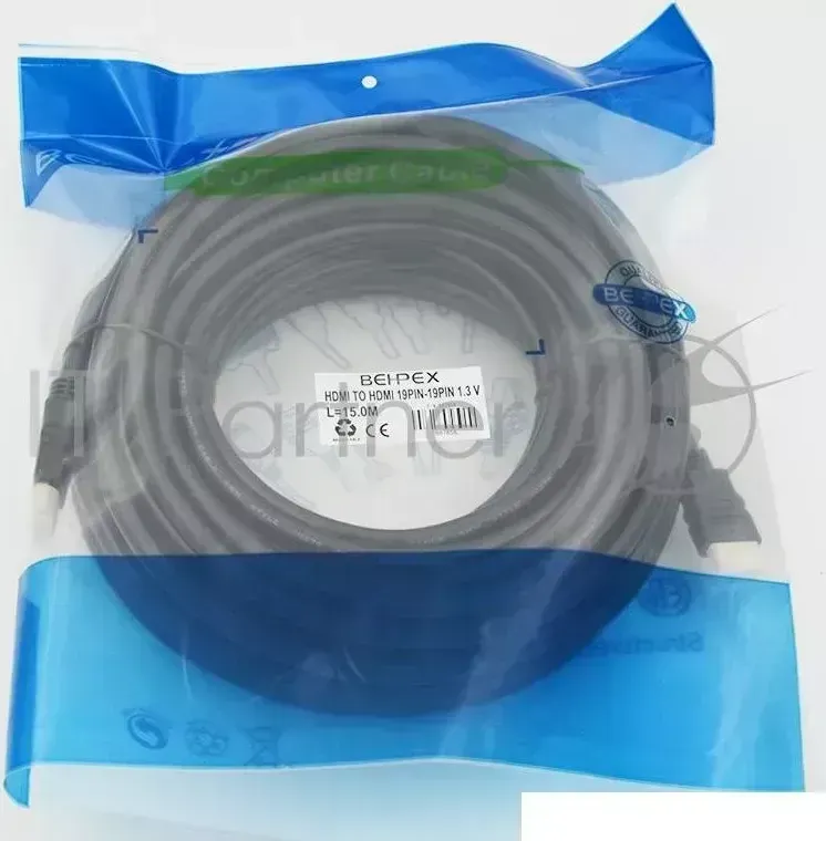 Кабель аудио-видео HDMI (m)/HDMI (m) 15м. Behpex Video to 19pin to 19pin 15m ver. 1.3