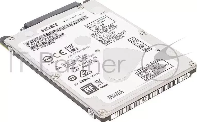 Жесткий диск HGST SATA-III 500Gb 0J43105 HTE725050A7E630 Travelstar 7K500 (7200rpm) 32Mb 2.5" HITACHI SATA2.5"" 500GB 7200RPM 32MB Z